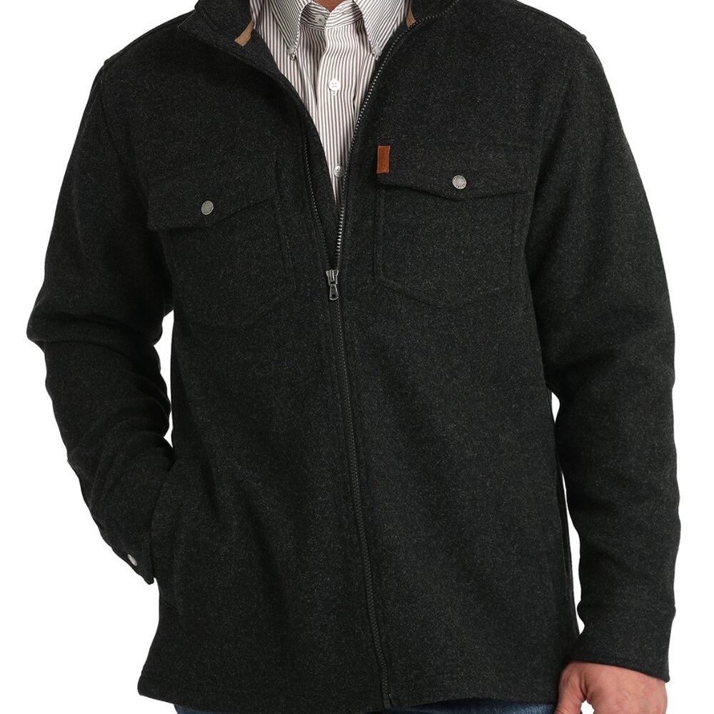 Men's Cinch Black Shirt Jacket